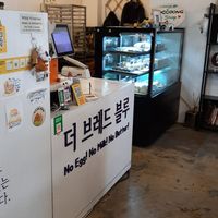 Counter at Haemil Bakery in Seoul