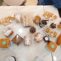 A large range of bread at Haemil Bakery in Seoul