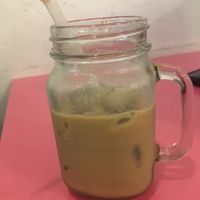 Latte at Haemil Bakery in Seoul