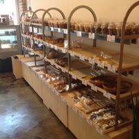 Lots of vegan choices at Haemil Bakery in Seoul