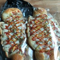 Really good if you like savory bread! at Haemil Bakery in Seoul