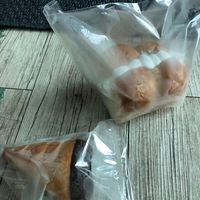 My favorites - The vegan cream inside these ones was super yummy. at Haemil Bakery in Seoul