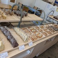 Wide selection of baked stuff at Haemil Bakery in Seoul