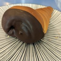 Chocolate cone at Haemil Bakery in Seoul