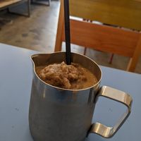 Mocha frappucino at Haemil Bakery in Seoul