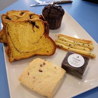 Birthday feast at Haemil, the chocolate muffin is very rich in flavour as much as the brownie at Haemil Bakery in Seoul