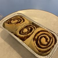 Apple cinnamon rolls  at Haemil Bakery in Seoul