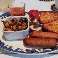 Big vegan breakfast! at Rise & Shine in Westport