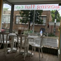 inside at Loving Hut Cafe in Dusseldorf