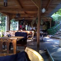 Garden at Le Robinson in Albi