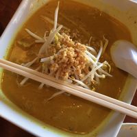 yellow noodle curry - so good!! (also it is a huge portion!)  at Kale & Quinoa  in Studio City