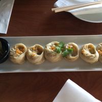 steamed dumplings  at Kale & Quinoa  in Studio City