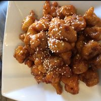 orange chicken is on point!!! the best I have had  at Kale & Quinoa  in Studio City