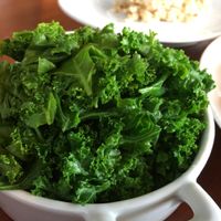 Steamed kale  at Kale & Quinoa  in Studio City