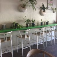 Plants everywhere! Plenty of outdoor seating. at Green Table  in Santa Barbara