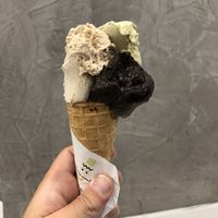 Dark chocolate, pistachio & chestnuts at The Gelatist in Rome