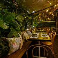 Gorgeous seating upstairs at St Cloud Eating House in Hawthorn