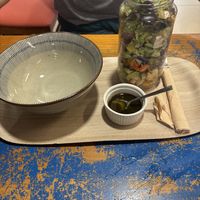 Teriyaki saladd  at Ecoespazo Vitriol in Sarria