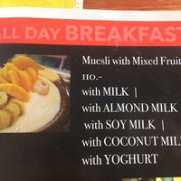 Vegan breakfast option at Phuketique in Phuket