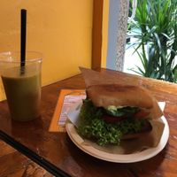 Komosa burger at Mango Vegan Street Food - Zlota in Warsaw