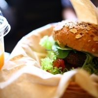 Marine burger at Mango Vegan Street Food - Zlota in Warsaw