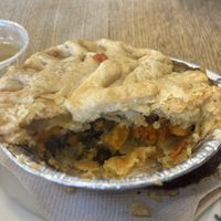 Curry veggie pie   at Shuswap Pie Company in Salmon Arm