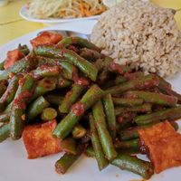 Spicy green beans at TVJ Kitchen - West LA in Los Angeles
