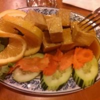 Orange tofu at TVJ Kitchen - West LA in Los Angeles