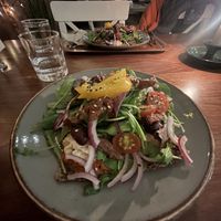 Raw pizza  at Ecocafeet in Ostersund