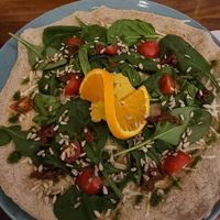 Vegan galette at Ecocafeet in Ostersund