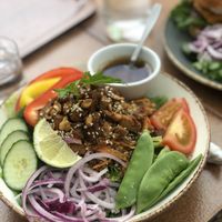 Tofu salad  at Ecocafeet in Ostersund