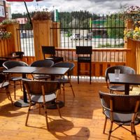 Patio at Big Bear Donair in Whitehorse