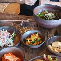 Side dishes at Dasoni in Jeju