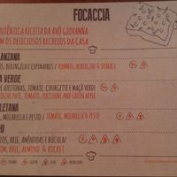 Two vegan foccacia options at Focaccia in Giro in Lisbon