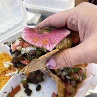 Vegan black been taco to go   at Cafe Corazon - Kinnickinnick in Milwaukee