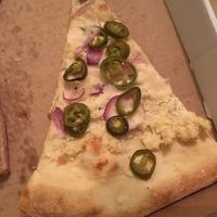 almond parm, jalapeño white slice at Screamer's Pizzeria - Greenpoint in Brooklyn