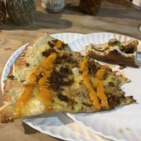 Reuben pizza? Yes please!!  at Screamer's Pizzeria - Greenpoint in Brooklyn