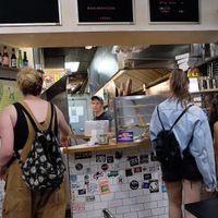 People at Screamer's Pizzeria - Greenpoint in Brooklyn