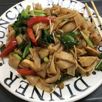 My favourite pad Kew mao-spicy and delicious  at Blossoming Lotus in Haymarket