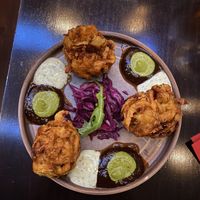 Onion bahji   at Namaste Village Norwich in Norwich