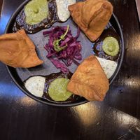Samosas   at Namaste Village Norwich in Norwich