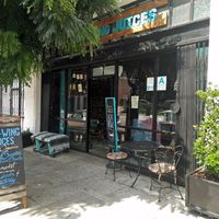 a view from the street at Glowing Plant Based Eatery in Los Angeles