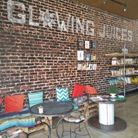 inside at Glowing Plant Based Eatery in Los Angeles