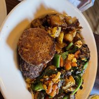 Breakfast scramble tofu  at Iron Gate Cafe in Albany