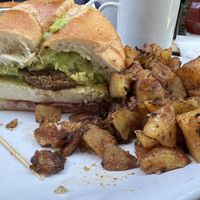 Side view to show the STACK  at Iron Gate Cafe in Albany