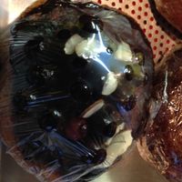 cinnamon roll at Vegan Dream Doughnuts in Atlanta