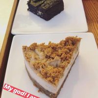 Best cheesecake I ever had!!  at Huggers - 허거스 in Seoul