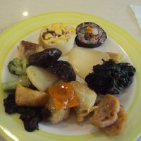Lunch buffet at Veg Green in Seoul