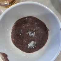 Rice porridge with bamboo salt  at Veg Green in Seoul