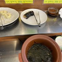 Seaweed soupp  at Veg Green in Seoul